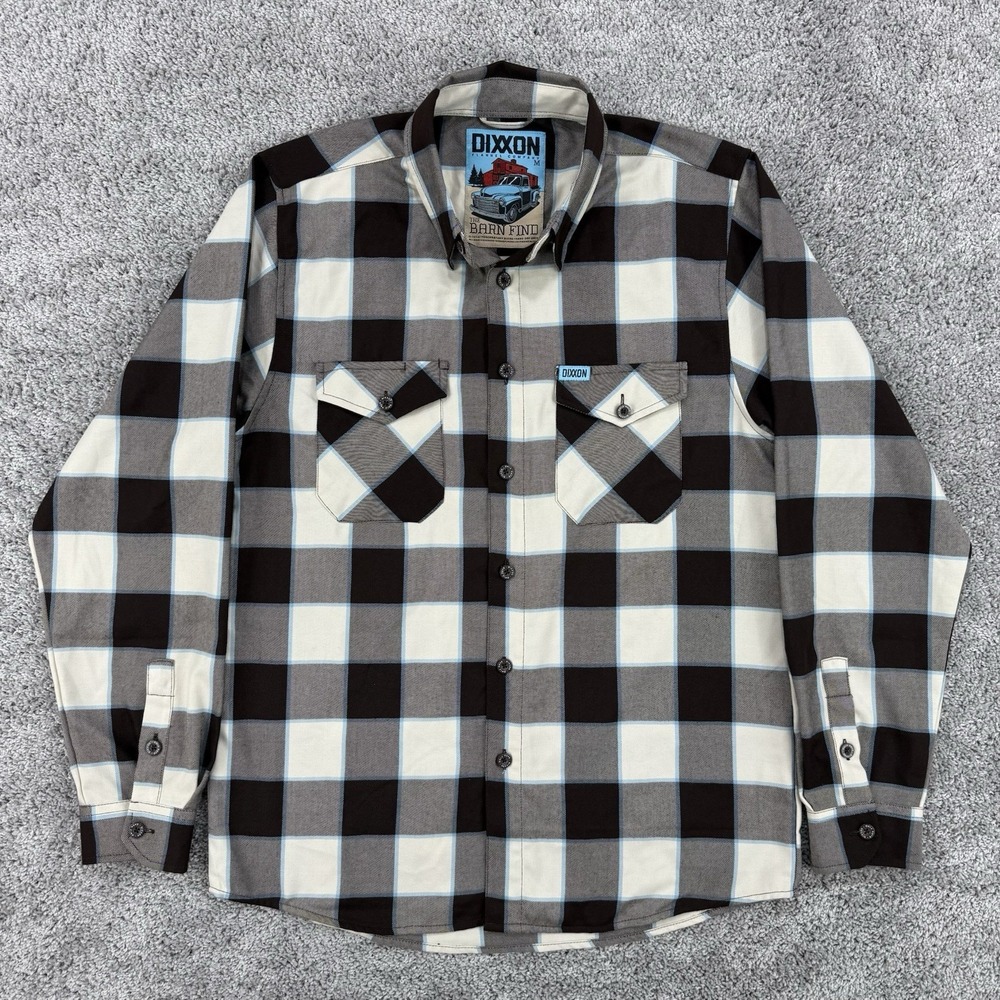 Dixxon Flannel Co Barn Find‎ Shirt Men's M Buffalo Check Long Sleeve Button Down
